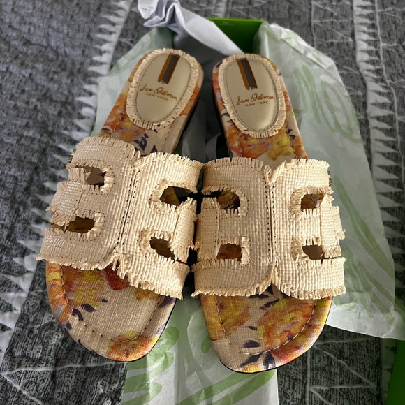 Sam Edelman Shoes - Sam Edelman Bay Fray Sandals in Wheat Weave NIB 7